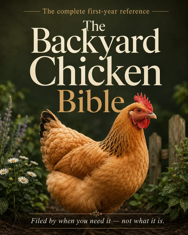 The Backyard Chicken Bible — the complete first-year reference